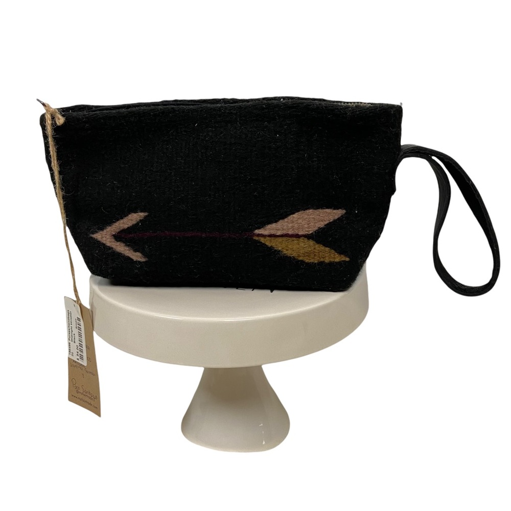 MZ Fair Trade Wool Midnight Arrow Wristlet
